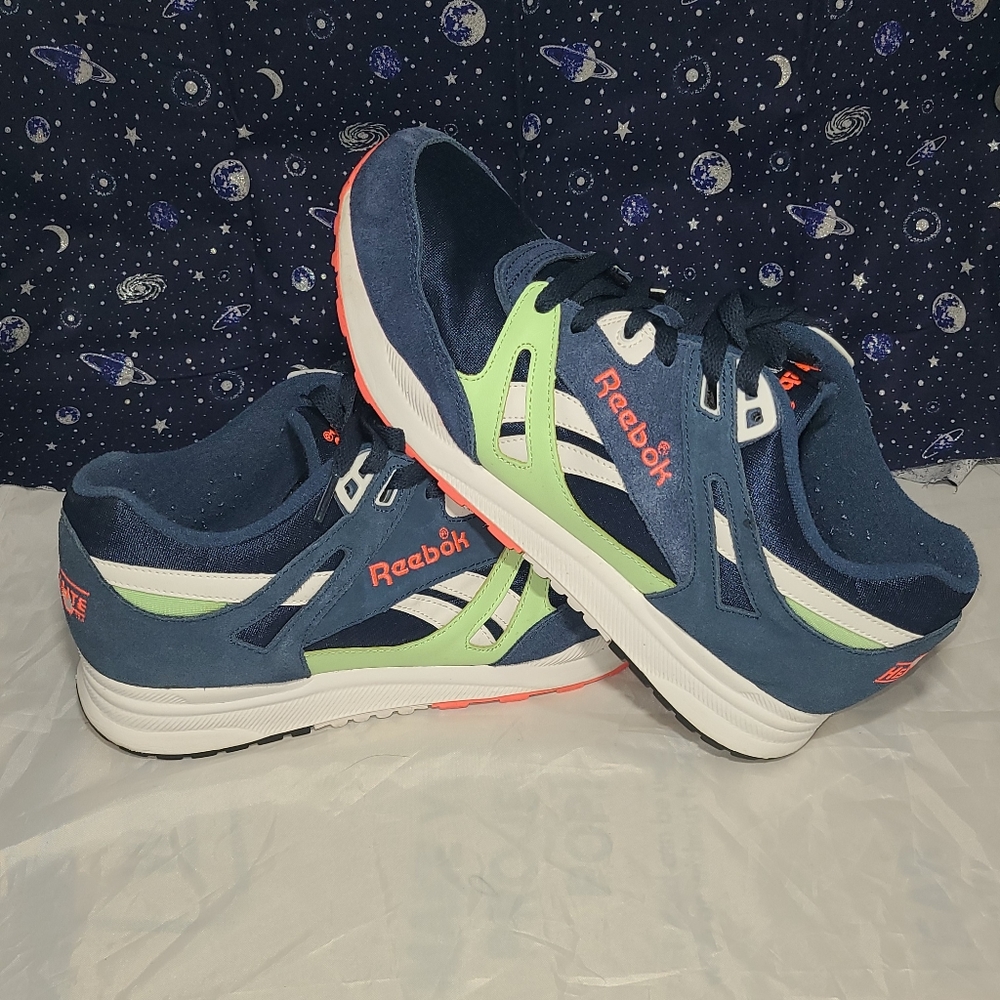 Reebok Ventilator Hexalite Blue Teal Men Size 10.5